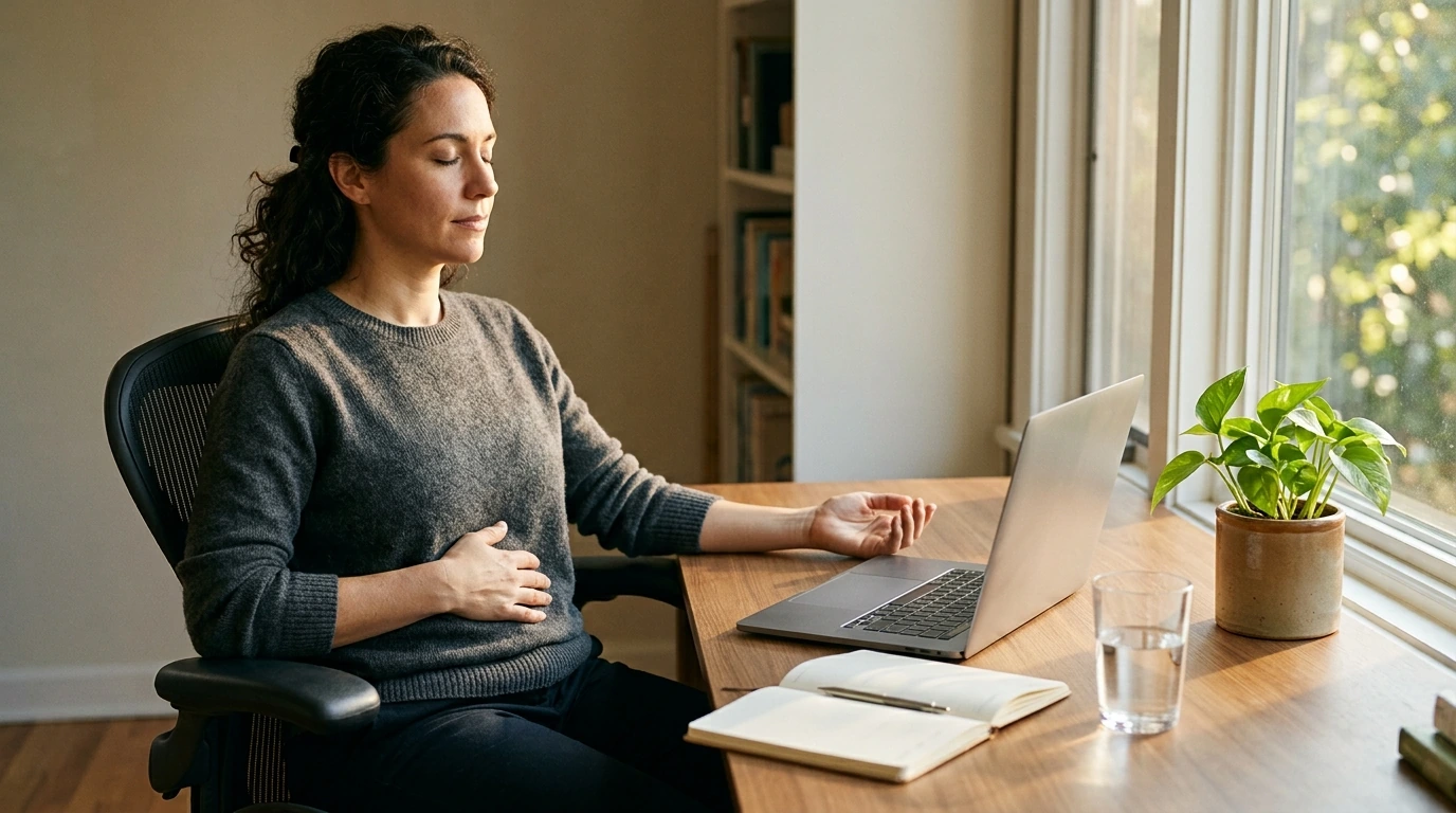 Fast Stress Relief for Busy Days: Breath, Ground & Plan